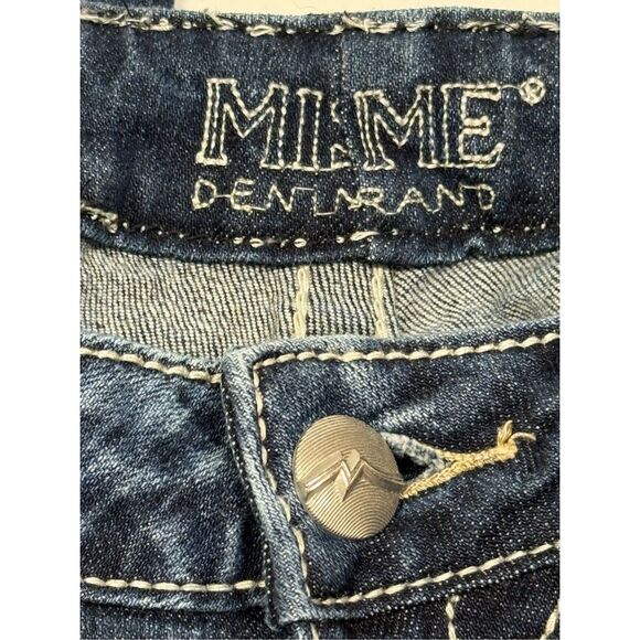 Miss Me Boot Cut Denim Jean JD1061B Color Dark 116 Size 28 - Picture 3 of 10